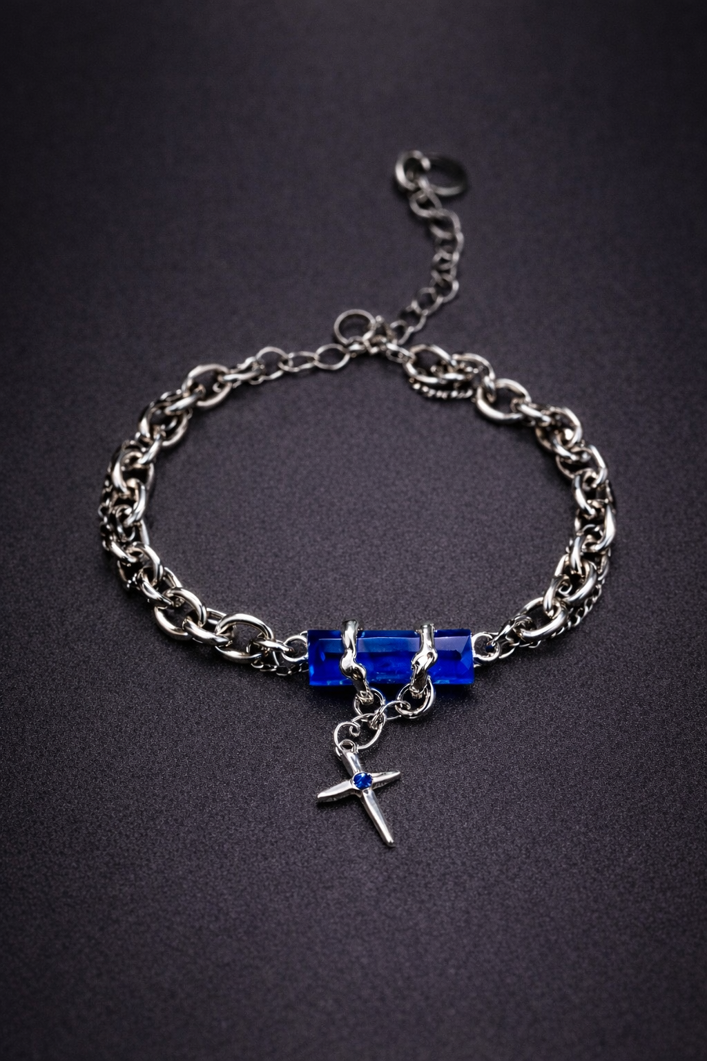 Crimson Edge Gothic Bracelet